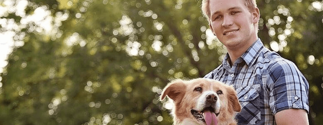 alumni jake and his dog