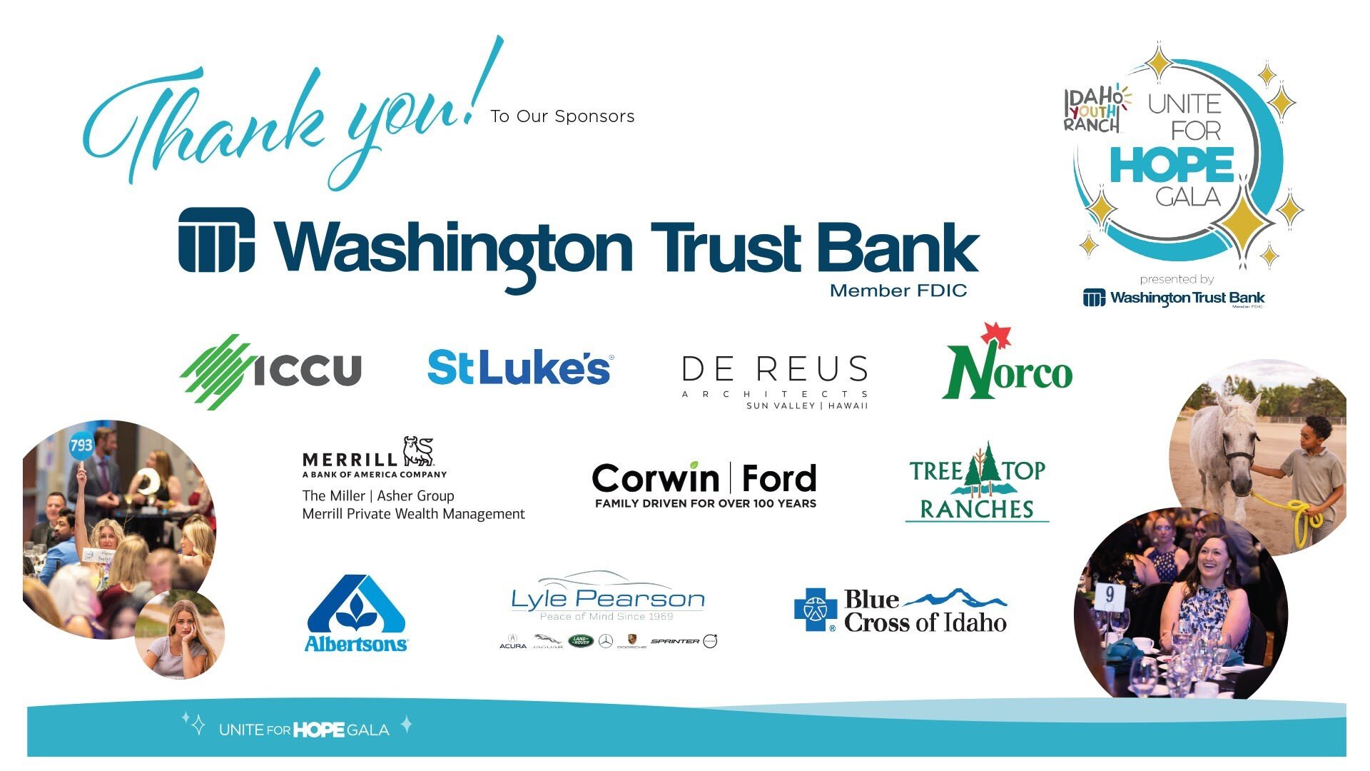 Sponsors Unite for Hope Gala 2026